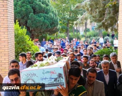 تشییع شهید خوشنام در دانشگاه فرهنگیان قزوین 14
