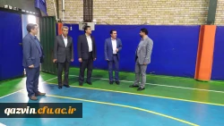 بازدید معاون دانشجویی و سرپرست مرکز بهسازی و منابع انسانی و تحصیلات تکمیلی دانشگاه فرهنگیان از استان قزوین 2