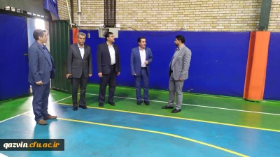 بازدید معاون دانشجویی و سرپرست مرکز بهسازی و منابع انسانی و تحصیلات تکمیلی دانشگاه فرهنگیان از استان قزوین