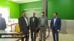 بازدید معاون دانشجویی و سرپرست مرکز بهسازی و منابع انسانی و تحصیلات تکمیلی دانشگاه فرهنگیان از استان قزوین 4