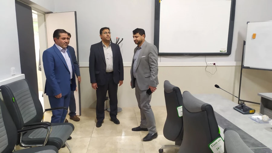 بازدید معاون دانشجویی و سرپرست مرکز بهسازی و منابع انسانی و تحصیلات تکمیلی دانشگاه فرهنگیان از استان قزوین 5