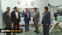 بازدید معاون دانشجویی و سرپرست مرکز بهسازی و منابع انسانی و تحصیلات تکمیلی دانشگاه فرهنگیان از استان قزوین 6