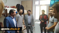 بازدید معاون دانشجویی و سرپرست مرکز بهسازی و منابع انسانی و تحصیلات تکمیلی دانشگاه فرهنگیان از استان قزوین 8
