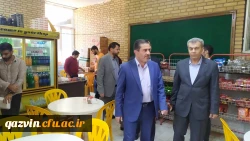 بازدید معاون دانشجویی و سرپرست مرکز بهسازی و منابع انسانی و تحصیلات تکمیلی دانشگاه فرهنگیان از استان قزوین 9
