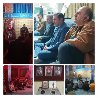  مراسم بزرگداشت سالگرد شهادت سردار سلیمانی، شهدای حادثه تروریستی کرمان و شهیده دانشجو معلم فائزه رحیمی 3