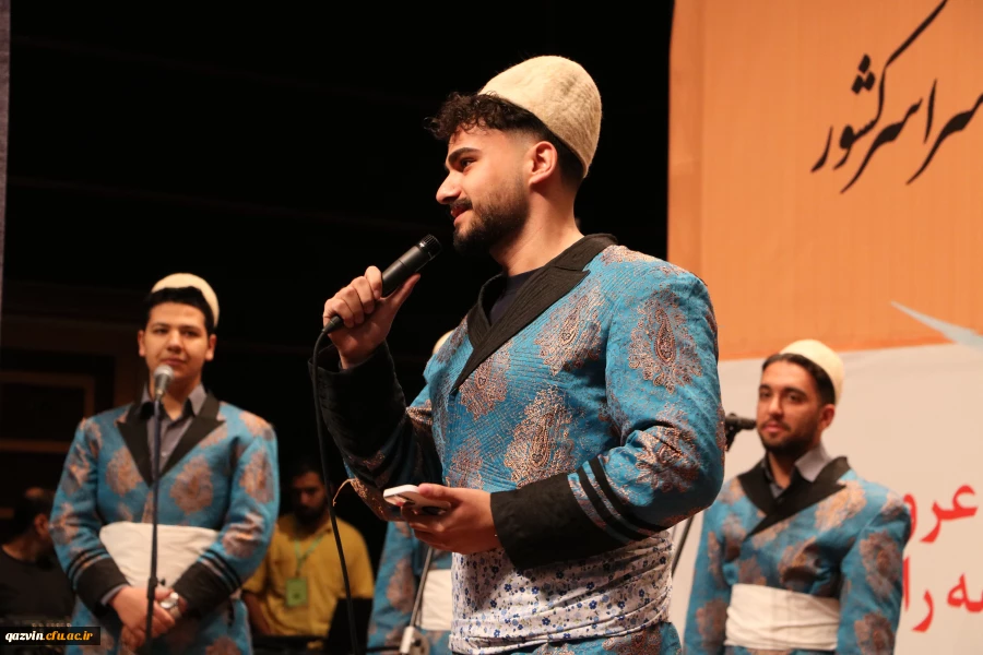 آیین افتتاحیه جشنواره سرود و هنرهای نمایشی (روایت حبیب) دانشجومعلمان سراسر کشور به میزبانی استان قزوین 11