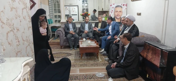 دیدار با خانواده شهید پاسدار مدافع حرم حمید محمدرضایی 2