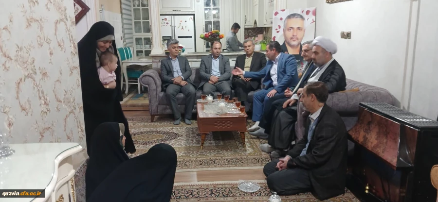دیدار با خانواده شهید پاسدار مدافع حرم حمید محمدرضایی 2