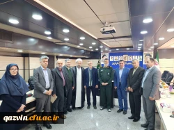 دیدار هیات رئیسه دانشگاه فرهنگیان استان قزوین با فرمانده سپاه صاحب الامر (عج) استان به مناسبت گرامیداشت روز پاسدار 11