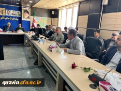 دیدار هیات رئیسه، استادان و کارکنان دانشگاه فرهنگیان قزوین با مجموعه فرماندهی سپاه صاحب الامر (عج) استان قزوین در حمایت از پاسخ قاطع سپاه پاسداران به اسرائیل غاصب 2