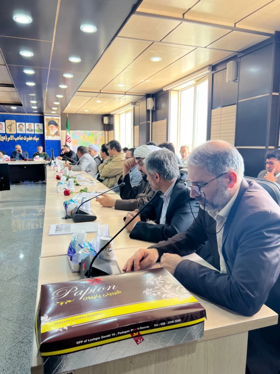 دیدار هیات رئیسه، استادان و کارکنان دانشگاه فرهنگیان قزوین با مجموعه فرماندهی سپاه صاحب الامر (عج) استان قزوین در حمایت از پاسخ قاطع سپاه پاسداران به اسرائیل غاصب 6