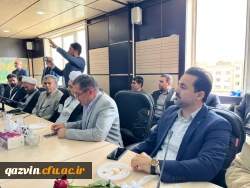 دیدار هیات رئیسه، استادان و کارکنان دانشگاه فرهنگیان قزوین با مجموعه فرماندهی سپاه صاحب الامر (عج) استان قزوین در حمایت از پاسخ قاطع سپاه پاسداران به اسرائیل غاصب 7