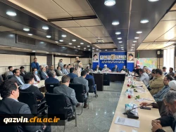 دیدار هیات رئیسه، استادان و کارکنان دانشگاه فرهنگیان قزوین با مجموعه فرماندهی سپاه صاحب الامر (عج) استان قزوین در حمایت از پاسخ قاطع سپاه پاسداران به اسرائیل غاصب 8