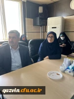 دیدار هیات رئیسه، استادان و کارکنان دانشگاه فرهنگیان قزوین با مجموعه فرماندهی سپاه صاحب الامر (عج) استان قزوین در حمایت از پاسخ قاطع سپاه پاسداران به اسرائیل غاصب 9