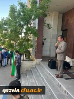 تجمع دانشجومعلمان دانشگاه فرهنگیان قزوین در حمایت از خیزش دانشجویان در آمریکا 8