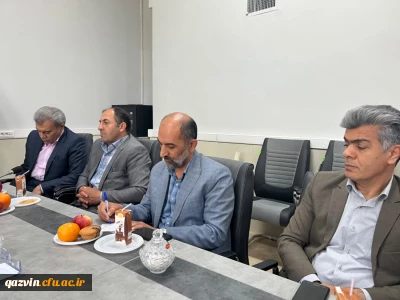 مراسم معارفه کارشناس حراست پردیس برادران استان قزوین برگزار شد