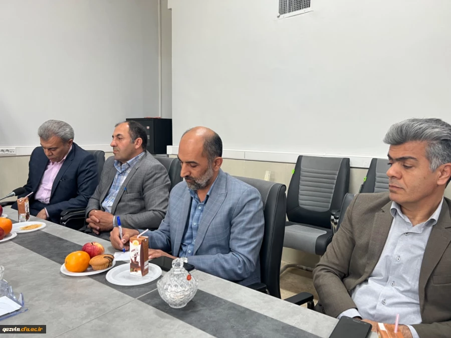 مراسم معارفه کارشناس حراست پردیس برادران استان قزوین برگزار شد 2