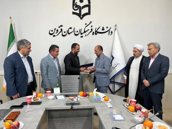 مراسم معارفه کارشناس حراست پردیس برادران استان قزوین برگزار شد 7