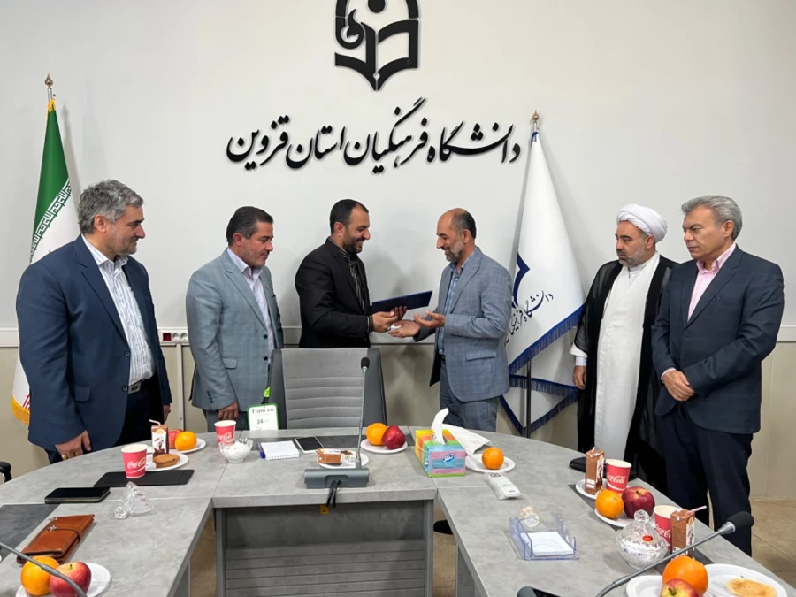 مراسم معارفه کارشناس حراست پردیس برادران استان قزوین برگزار شد 7