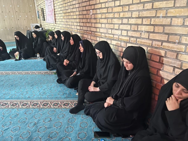 عزاداری دانشگاهیان دانشگاه  فرهنگیان قزوین در سوگ شهادت رییس جمهور و هیئت همراه 2