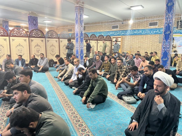 عزاداری دانشگاهیان دانشگاه  فرهنگیان قزوین در سوگ شهادت رییس جمهور و هیئت همراه 6