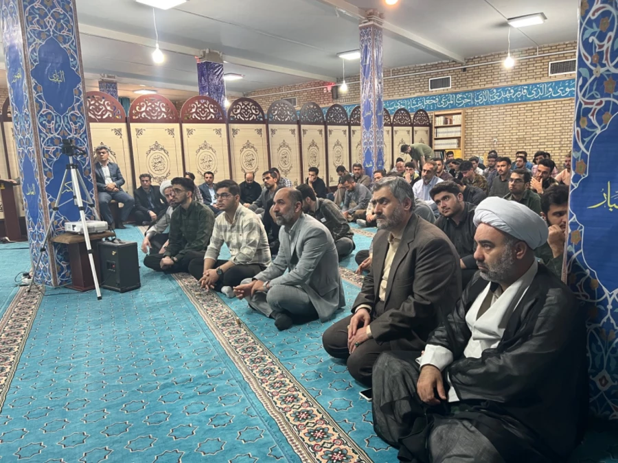 عزاداری دانشگاهیان دانشگاه  فرهنگیان قزوین در سوگ شهادت رییس جمهور و هیئت همراه 7