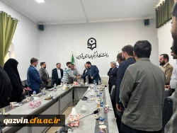 معارفه و تکریم مسئولین جدید و پیشین بسیج دانشجویی پردیس شهید رجایی قزوین 3