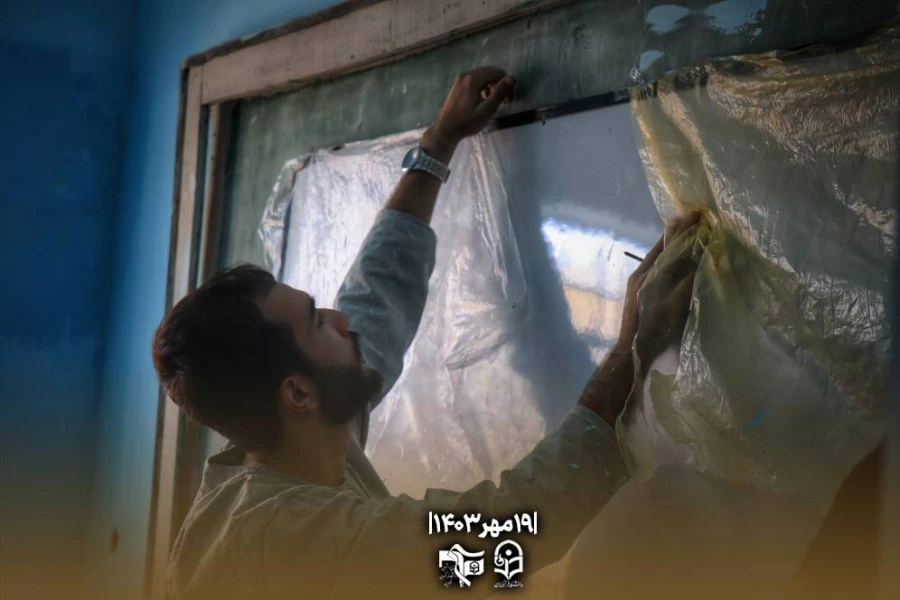 20 دانشجو معلم از دانشگاه فرهنگیان قزوین راهی اردوهای جهادی شدند 10