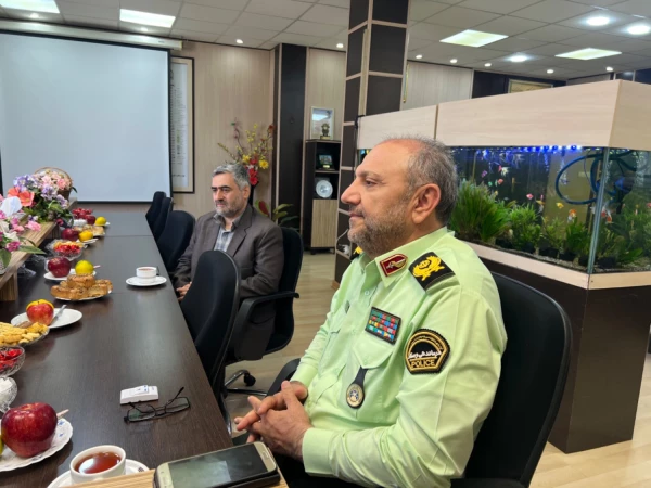 هیئت رییسه دانشگاه فرهنگیان قزوین با فرمانده نیروی انتظامی دیدار کرد 3