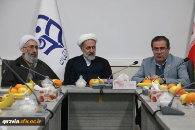 آیین تکریم و معارفه مسئول نهاد نمایندگی مقام معظم رهبری در دانشگاه فرهنگیان استان قزوین