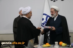 آیین تکریم و معارفه مسئول نهاد نمایندگی مقام معظم رهبری در دانشگاه فرهنگیان استان قزوین 7