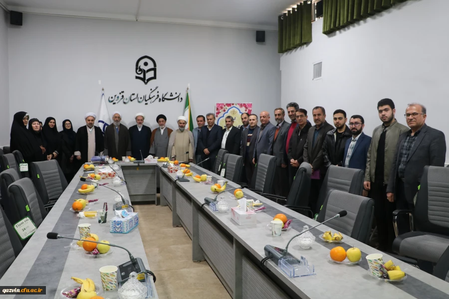 آیین تکریم و معارفه مسئول نهاد نمایندگی مقام معظم رهبری در دانشگاه فرهنگیان استان قزوین 11