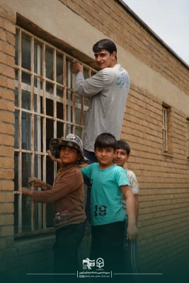 جهاد دانشجومعلمان دانشگاه فرهنگیان قزوین برای شاداب سازی مدارس 4