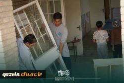 جهاد دانشجومعلمان دانشگاه فرهنگیان قزوین برای شاداب سازی مدارس 5