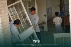 جهاد دانشجومعلمان دانشگاه فرهنگیان قزوین برای شاداب سازی مدارس