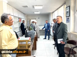 معاون آموزشی و تحصیلات تکمیلی سازمان مرکزی از روند برگزاری امتحانات استان قزوین بازدید نمود. 2