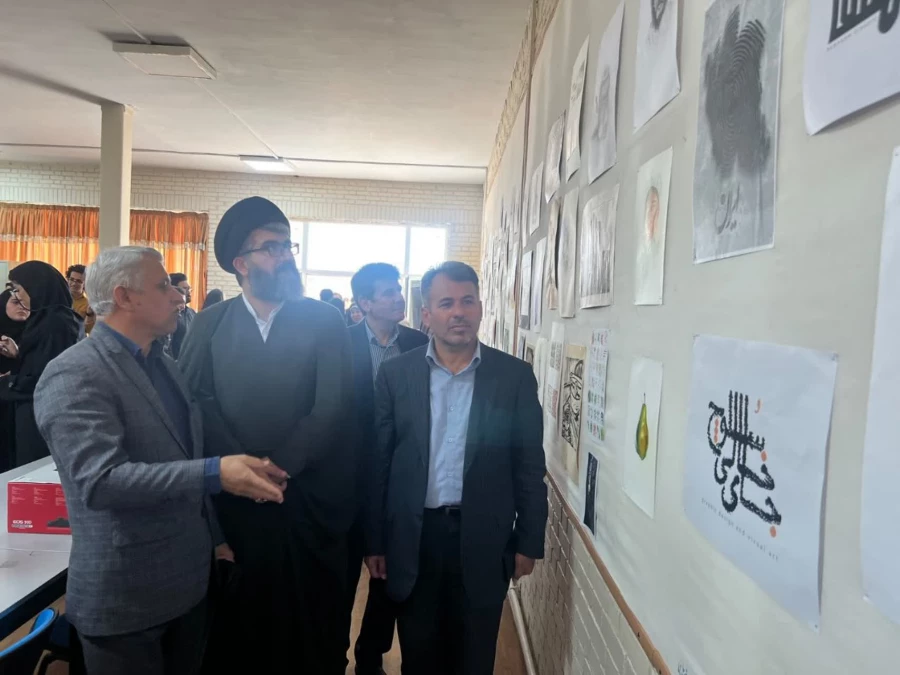 افتتاح کارگاه هنر دانشگاه فرهنگیان قزوین با حضور معاون پژوهشی کشور؛ دکتر موسوی: هنر هرگز جای خود را به هوش مصنوعی نمی دهد 9