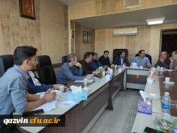 شورای تغذیه دانشگاه فرهنگیان استان قزوین با حضور اعضا و با هدف بهبود کیفیت غذا و خدمات آشپزخانه برگزار گردید.  2