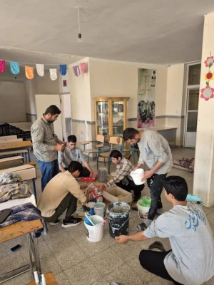 اردوی جهادی گروه جهادی ثامن الائمه بسیج دانشجویی دانشگاه فرهنگیان قزوین 3