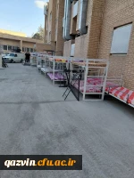 کلیه تخت ها و تشک های قدیمی طبقه اول خوابگاه ۳ با اقلام جدید جایگزین شد. 2