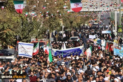 #گزارش_تصویری  | فریاد استکبارستیزی فرهنگیانی ها در ۱۳ آبان