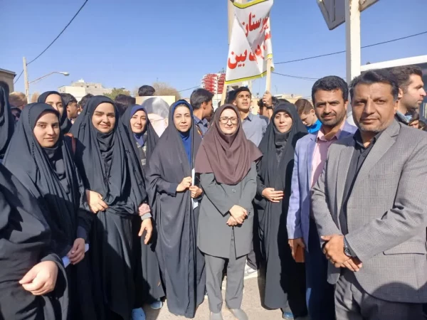 #گزارش_تصویری  | فریاد استکبارستیزی فرهنگیانی ها در ۱۳ آبان 7