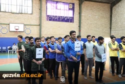 مراسم افتتاحیه مسابقات درون دانشگاهی دانشگاه فرهنگیان قزوین برگزار شد 8