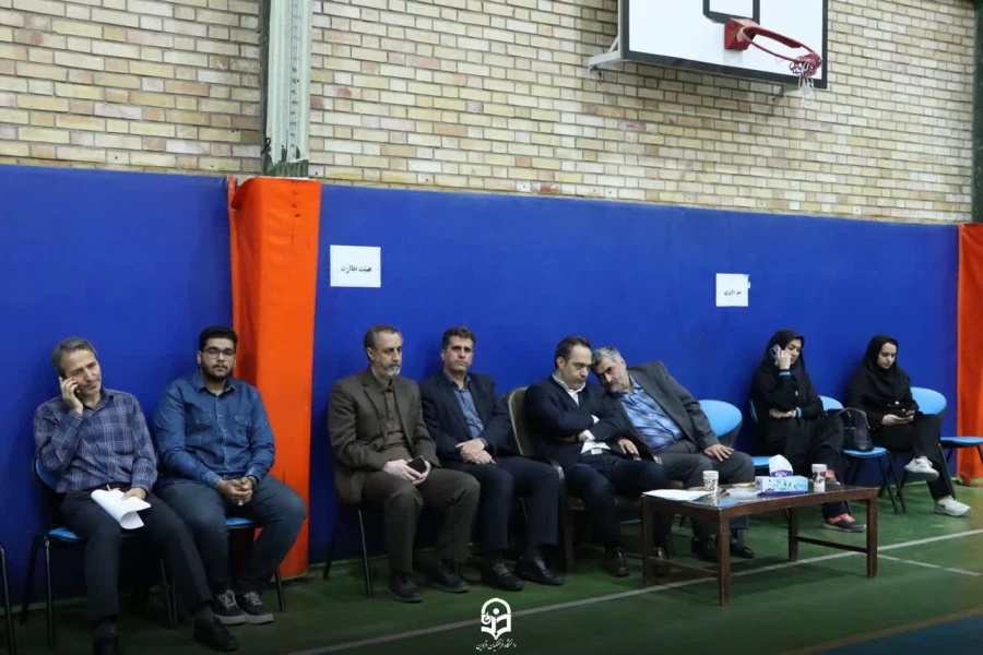 مراسم افتتاحیه مسابقات درون دانشگاهی دانشگاه فرهنگیان قزوین برگزار شد 9