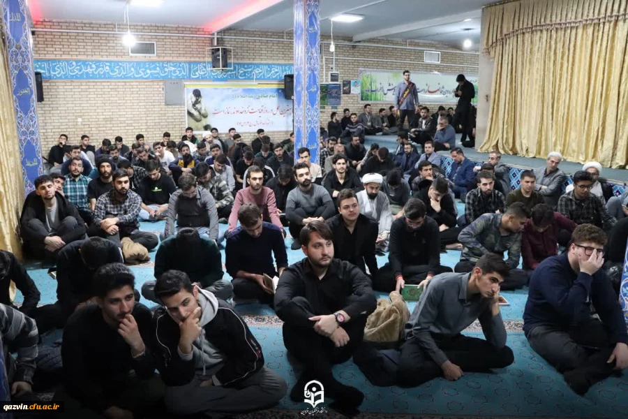 برگزاری مراسم عزاداری ایام شهادت حضرت زهرا(س) در دانشگاه فرهنگیان قزوین 2