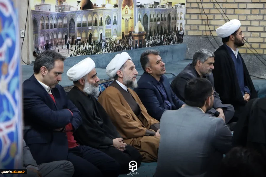 برگزاری مراسم عزاداری ایام شهادت حضرت زهرا(س) در دانشگاه فرهنگیان قزوین 8