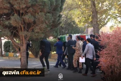 آیین استقبال از شهید گمنام در دانشگاه فرهنگیان قزوین برگزار شد 2