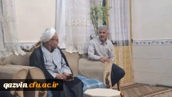 به مناسبت هفته بسیج و به همت بسیج اساتید و کارکنان و ستاد شاهد و ایثارگران، جمعی از مسئولین دانشگاه فرهنگیان استان قزوین با خانواده دانشجومعلم شهید شمس الله شفیعی اصل دیدار نمودند.  5