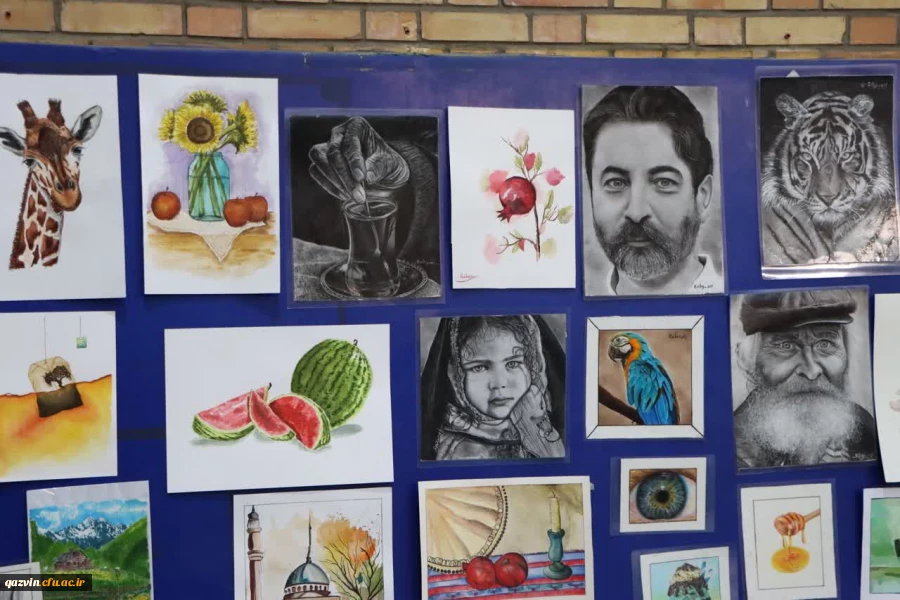  نمایشگاه آثار هنری دانشجومعلمان خواهر به مناسبت شب یلدا  11