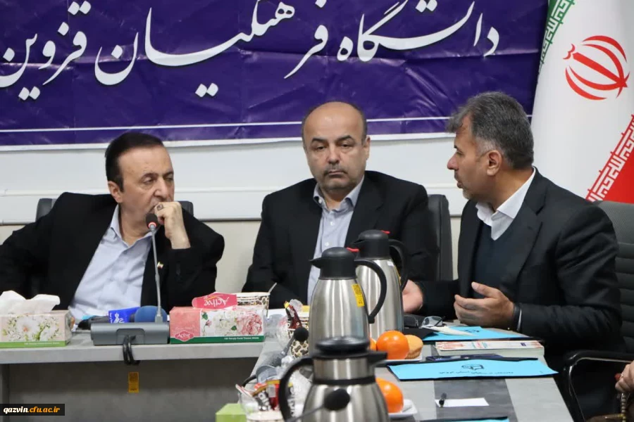 با پیشنهاد حسنعلی اصغری مدیرکل آموزش  و پرورش و سرپرست دانشگاه فرهنگیان استان قزوین و با دستور محمد نوذری استاندار، ۱۵ هکتار زمین برای احداث ساختمان جدید دانشگاه فرهنگیان اختصاص یافت. 2